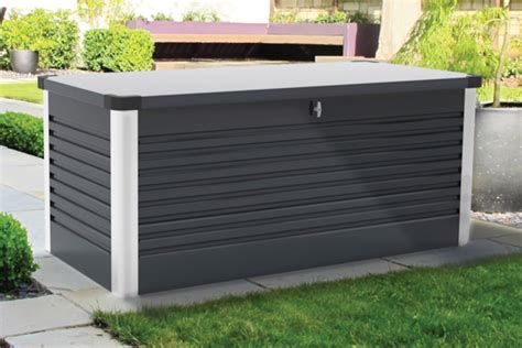 waterproof outdoor metal storage box|lockable metal storage boxes containers.